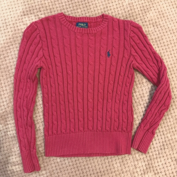 Polo Ralph Lauren KidsEmbroidered cable-knit cotton sweater - Picture 3 of 7